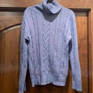 Purplish/blue turtleneck sweater Large